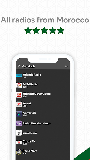Android application Radios Marrocos screenshort