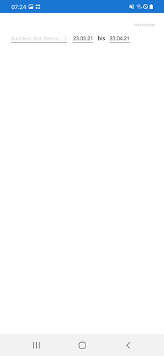 Android application Fuhrbericht Report screenshort