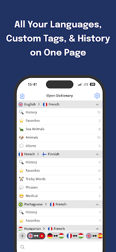 Offline French Dictionary ekran görüntüsü