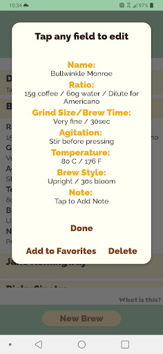 Atomic Press AeroPress Recipes Screen 2