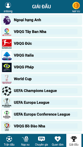 AnBong - tip bóng đá trực tiếp