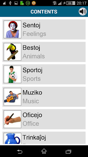 Screenshot of Learn Esperanto - 50 languages