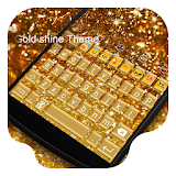 Gold Shine -Kitty Keyboard icon