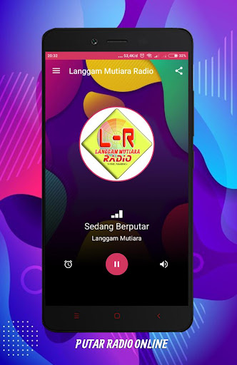 Android application Langgam Mutiara Radio screenshort