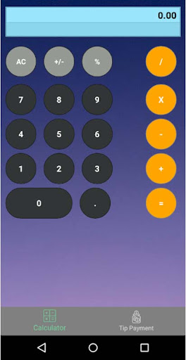 Calculator & TIP Screen 2