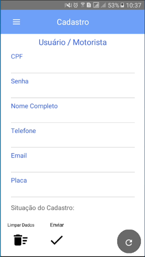Android application Atena TMS Tracking screenshort