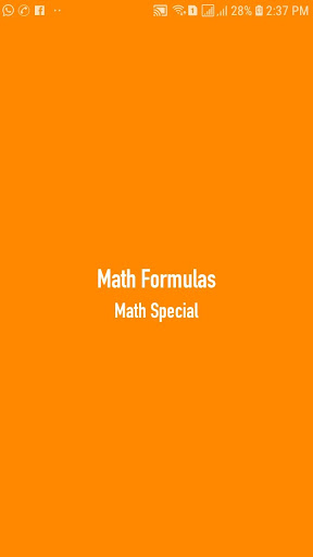Math Formulas Offline