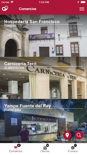 Android application ACCA Priego de Córdoba screenshort