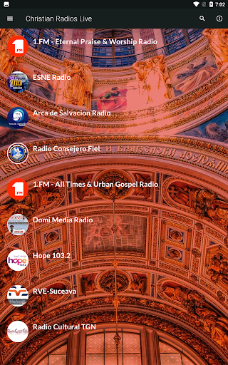 Android application Christian Radios Live screenshort
