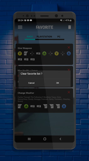 Cheats for GTAuto 5 game Screen 3