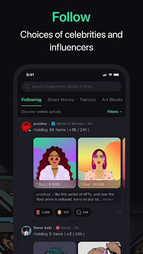 NFTBase: NFT Wallet Screen 3