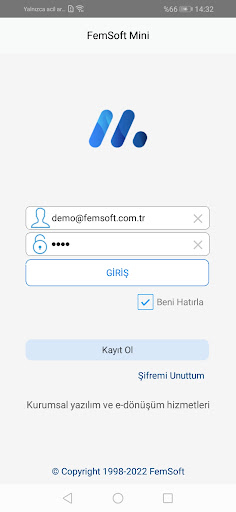 Android application Femsoft Mini screenshort