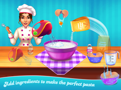 Make pasta cooking kitchen Screenshot