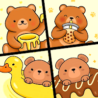 Cute Bear Cartoon Wallpaper ?