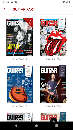 Android application My Guitar Mag screenshort