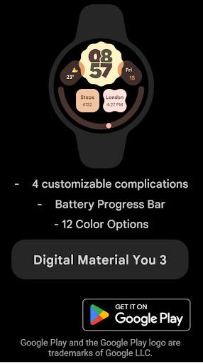Android application Digital Material You 3 screenshort