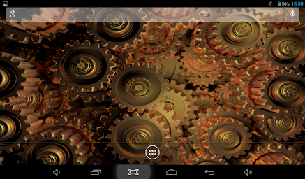 Golden Gears Live Wallpaper