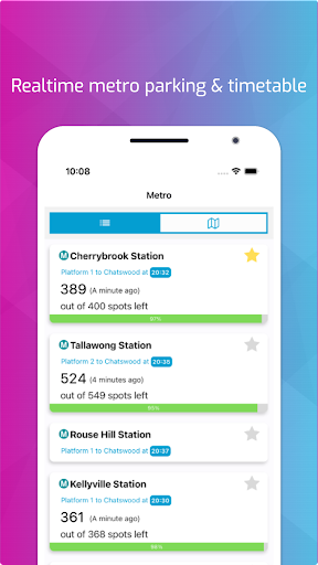 Android application Metro Connections screenshort