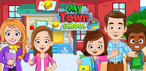 My Town: School game for kids preview video