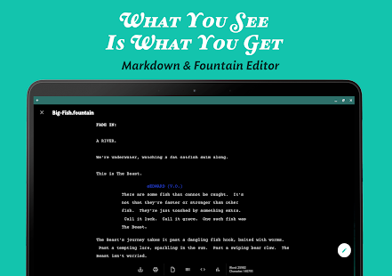 JotterPad - Writer, Screenplay Screenshot