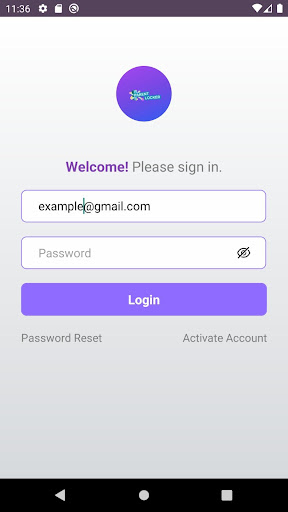 Android application ParentLocker Connect screenshort