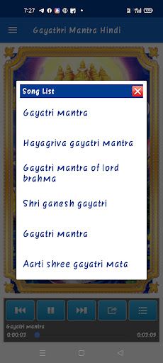 Gayatri mantra hindi songs Screen 2