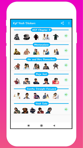 Kgf Yash Stickers Screen 3