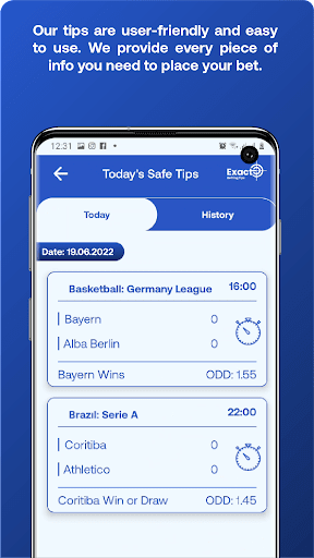 Exact VIP Betting Tip App Screen 3