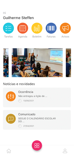 Android application Colegio Aquarela screenshort