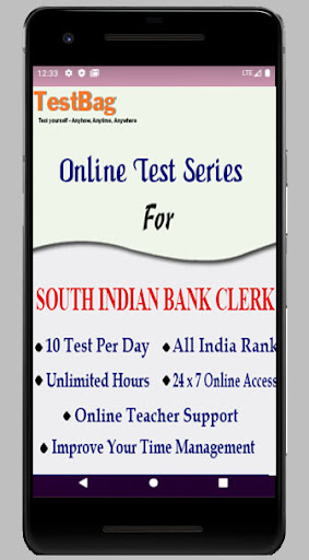 Android application SouthIndian BankClerk Exam App screenshort