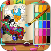 Coloring Book Girls - Games Coloring princess