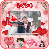 Valentine Love Card Photo Frames icon