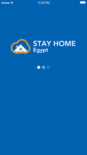 Android application Stay Home Egypt screenshort