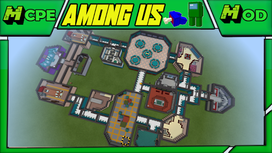 Maps of Among Us for Minecraft PE 2