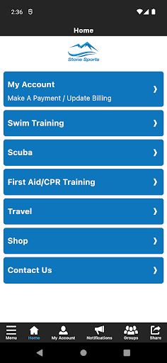 Stone Sports Swim Screen 2