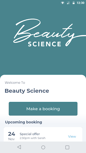 Android application Beauty Science screenshort