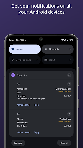 Bridge - mirror notifications screenshot 0