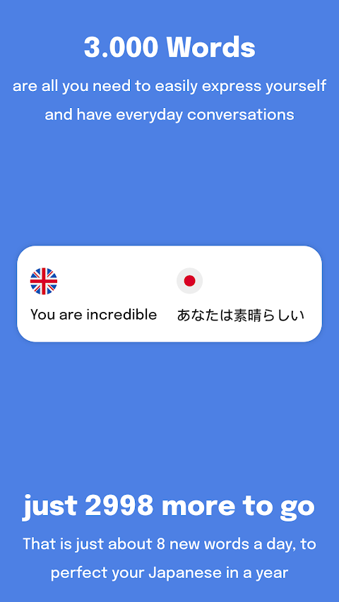 Most Common Japanese Wordsのおすすめ画像1