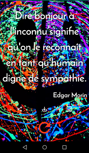 Android application Citations de génie screenshort