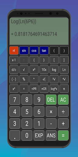 Android application Standard Calculator screenshort