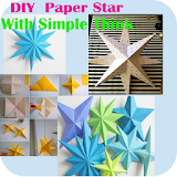 DIY paper star icon