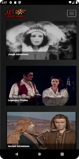 Android application Action Movie Classics screenshort