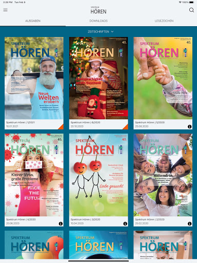 Spektrum-Hören Magazin Screen 2