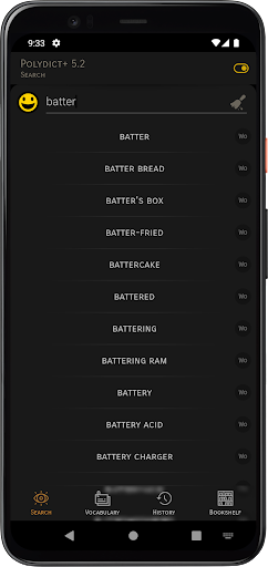 Android application Polydict Multi Dictionary screenshort