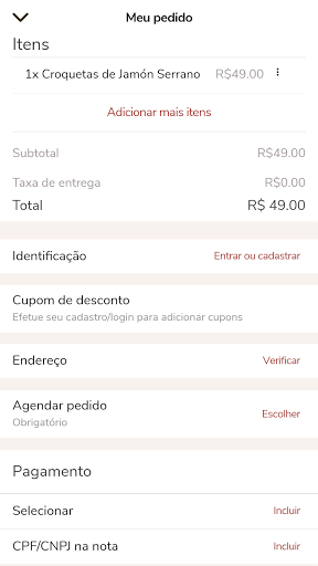 Paellas Pepe Delivery Screen 3