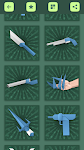 screenshot of Origami Weapons Instructions