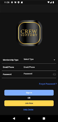 Crew Support Screen 2