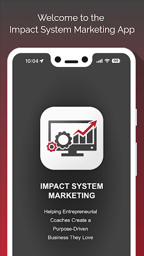 Android application Impact System Marketing screenshort