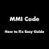 MMI Code How to Fix Easy Guide
