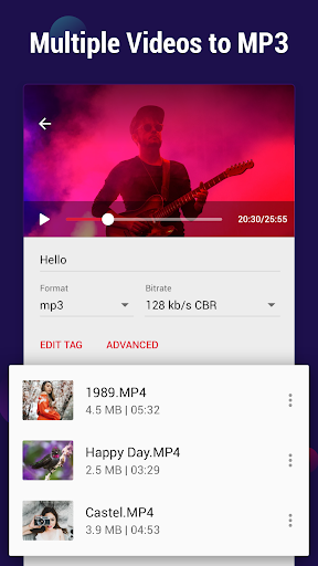 Video to MP3 Converter - mp3 cutter and merger 1.5.5.1 Screenshots 1